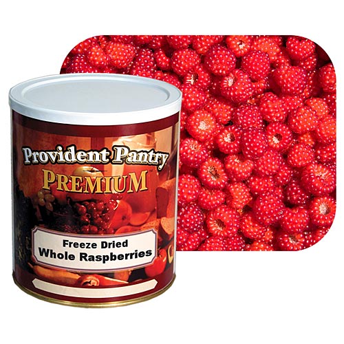 Provident Pantry Whole Freeze Dried Raspberries 7 oz 10 Can